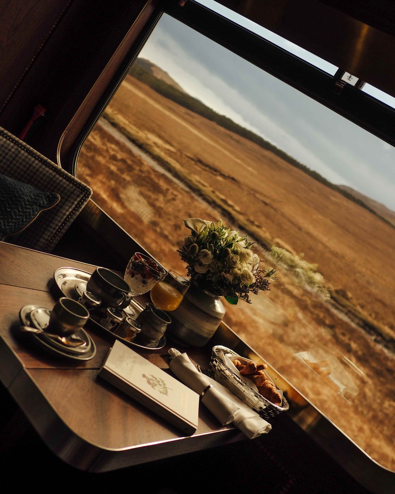 Royal Scotsman, A Belmond Train - dining car
