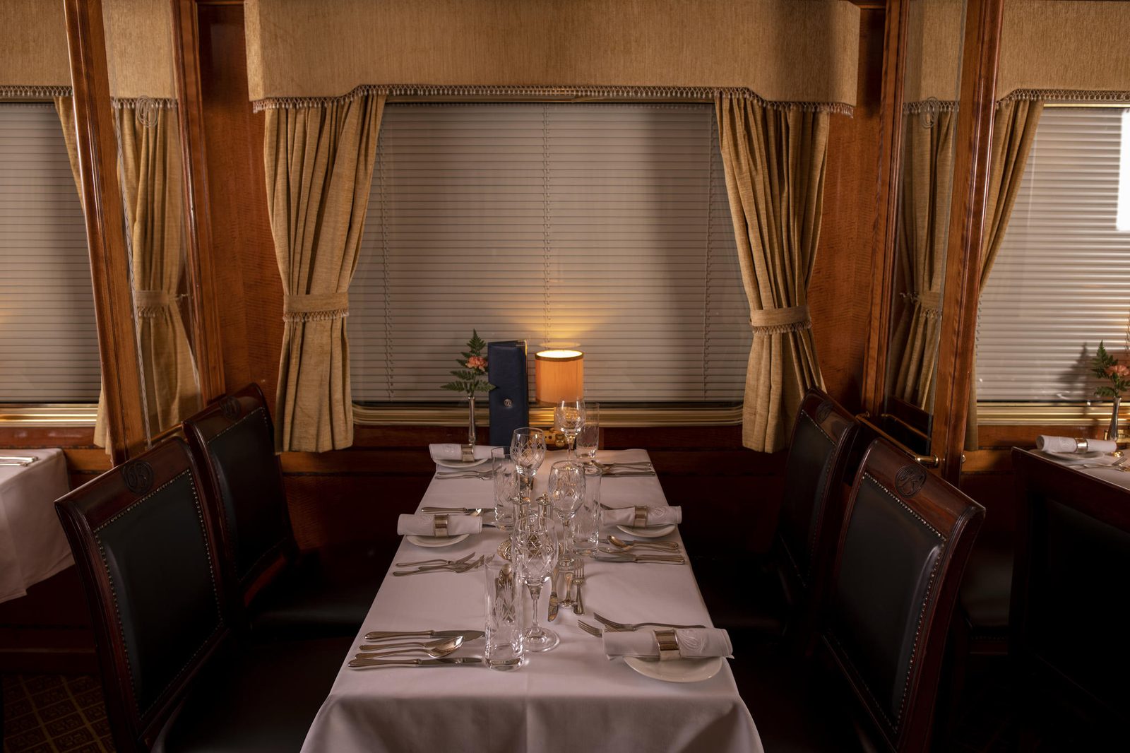 A beautifully set dining table