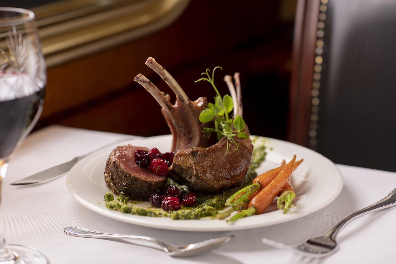 French-trimmed lamb cutlets