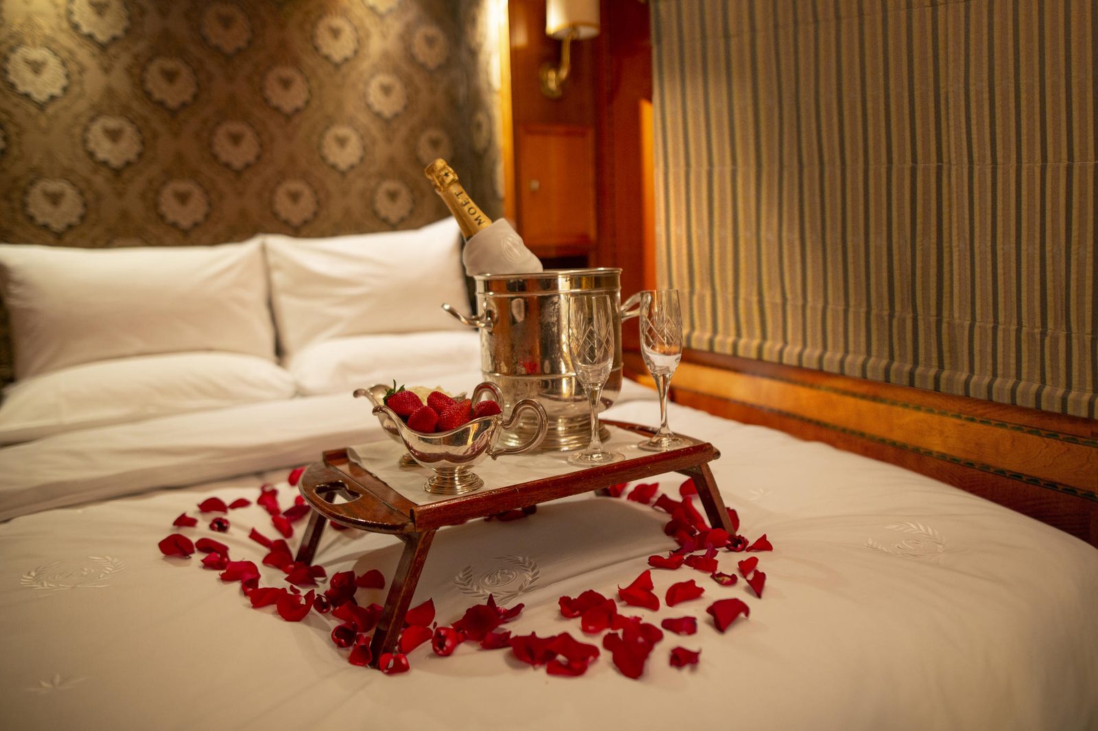 The Blue Train honeymoon suite