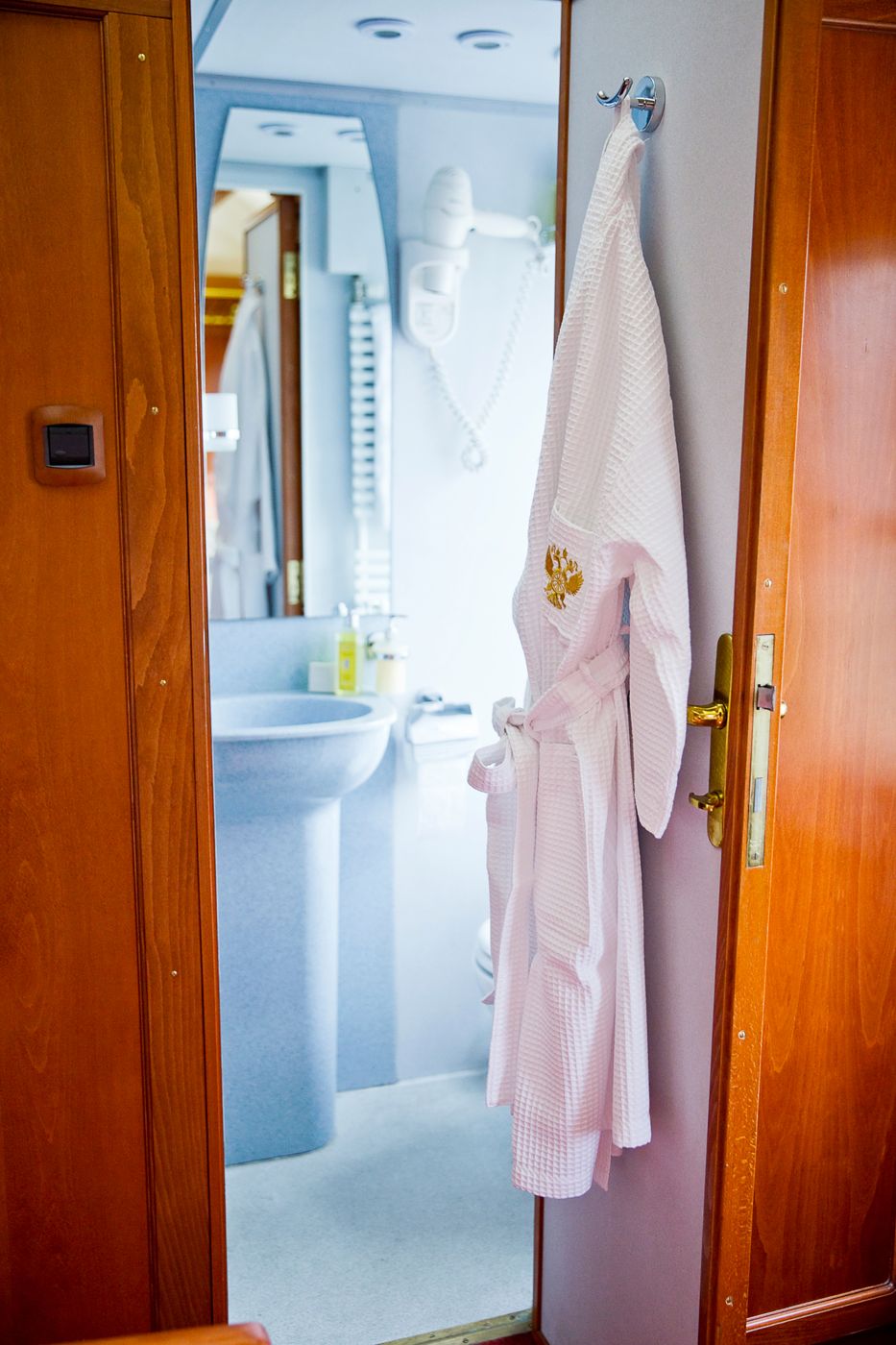 Baño privado de la cabina Deluxe