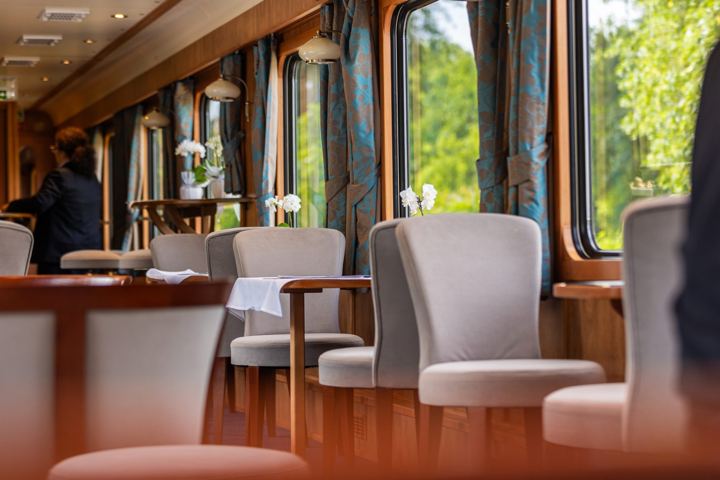 Golden Eagle Danube Express: el vagón bar-salón