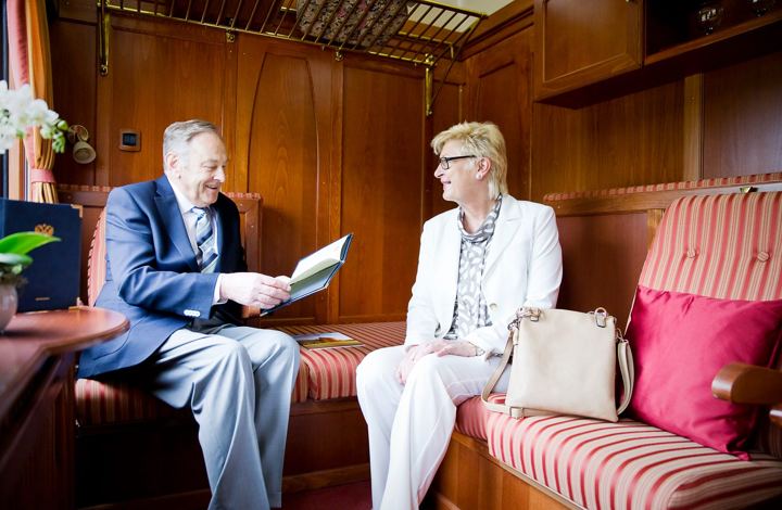 Golden Eagle Danube Express: una cabina Deluxe Class