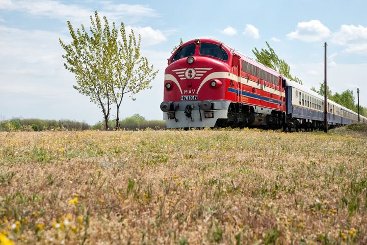 Golden Eagle Danube Express: el tren en la campiña húngara, Hungría