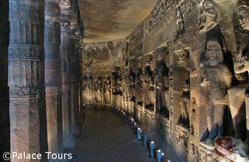 Ajanta cave carvings