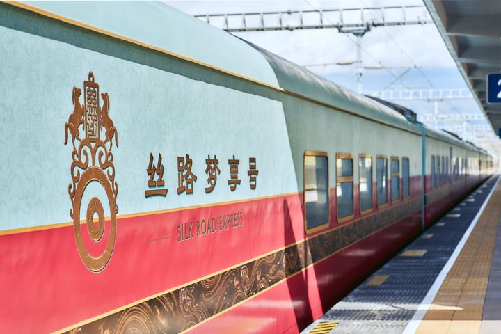 Golden Eagle Silk Road Express: the train exterior