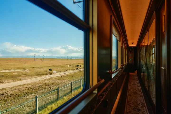 Golden Eagle Silk Road Express: the train interior