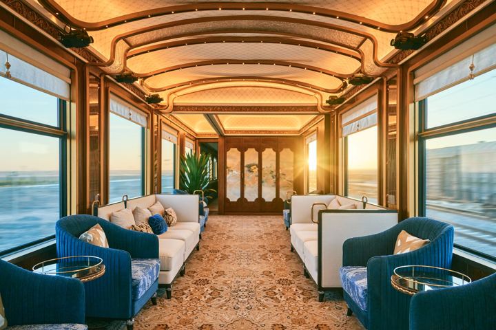 Golden Eagle Silk Road Express: the observation car