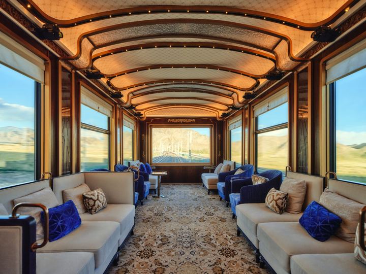 Golden Eagle Silk Road Express: the observation car