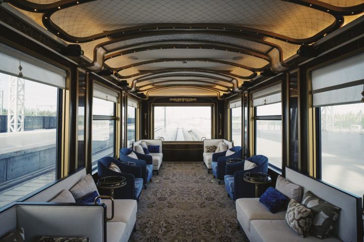 Golden Eagle Silk Road Express: the observation car
