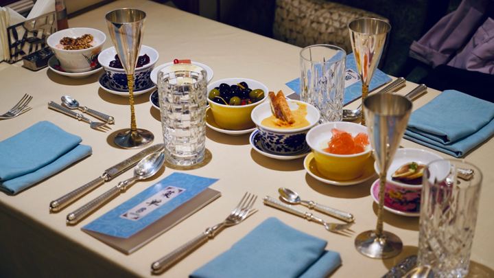 Golden Eagle Silk Road Express: the restaurant car