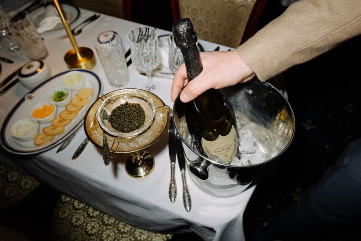 Golden Eagle: dishes served on board