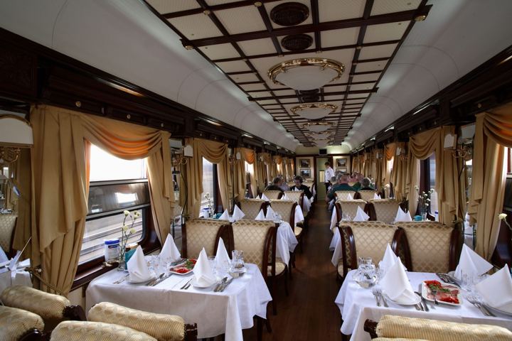 Golden Eagle: the restaurant car