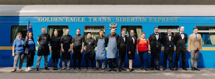 Golden Eagle: train staff on board
