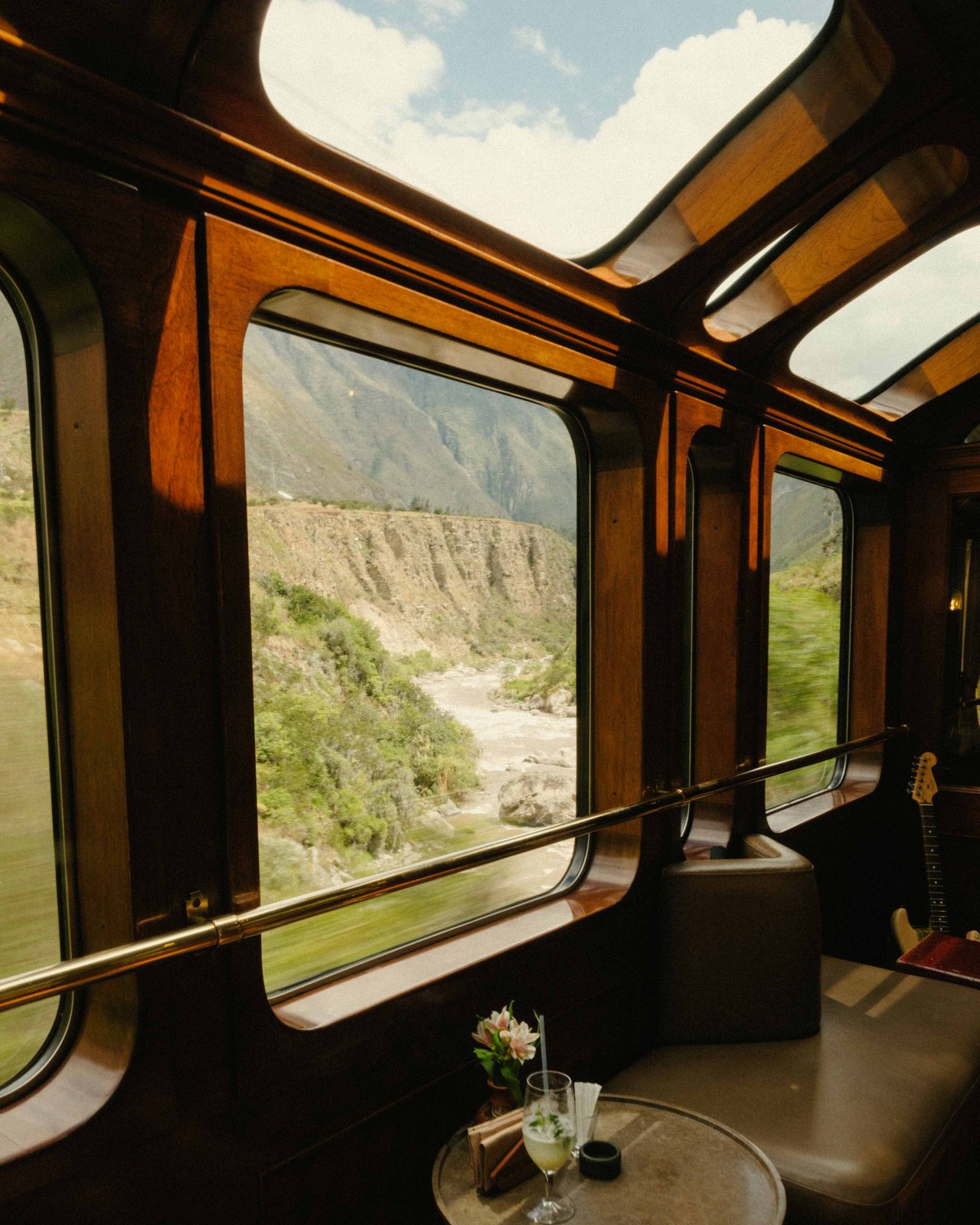 Hiram Bingham, A Belmond Train - observation car