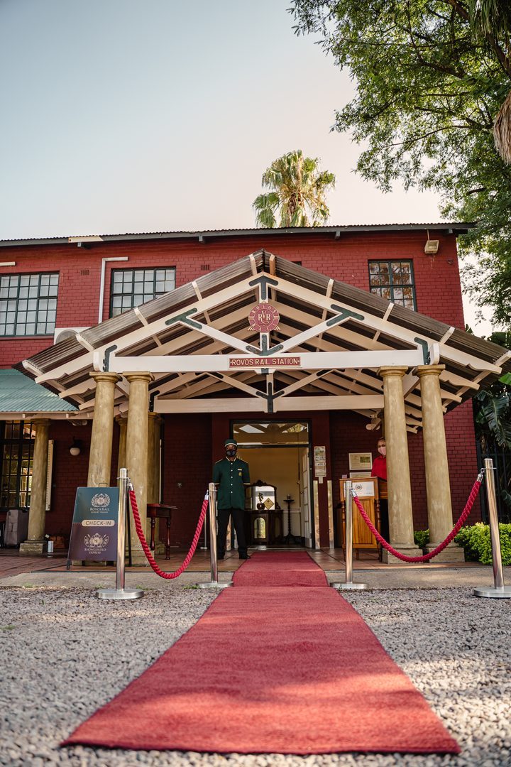 Pride of Africa — Rovos Rail: Red Carpet Entrance